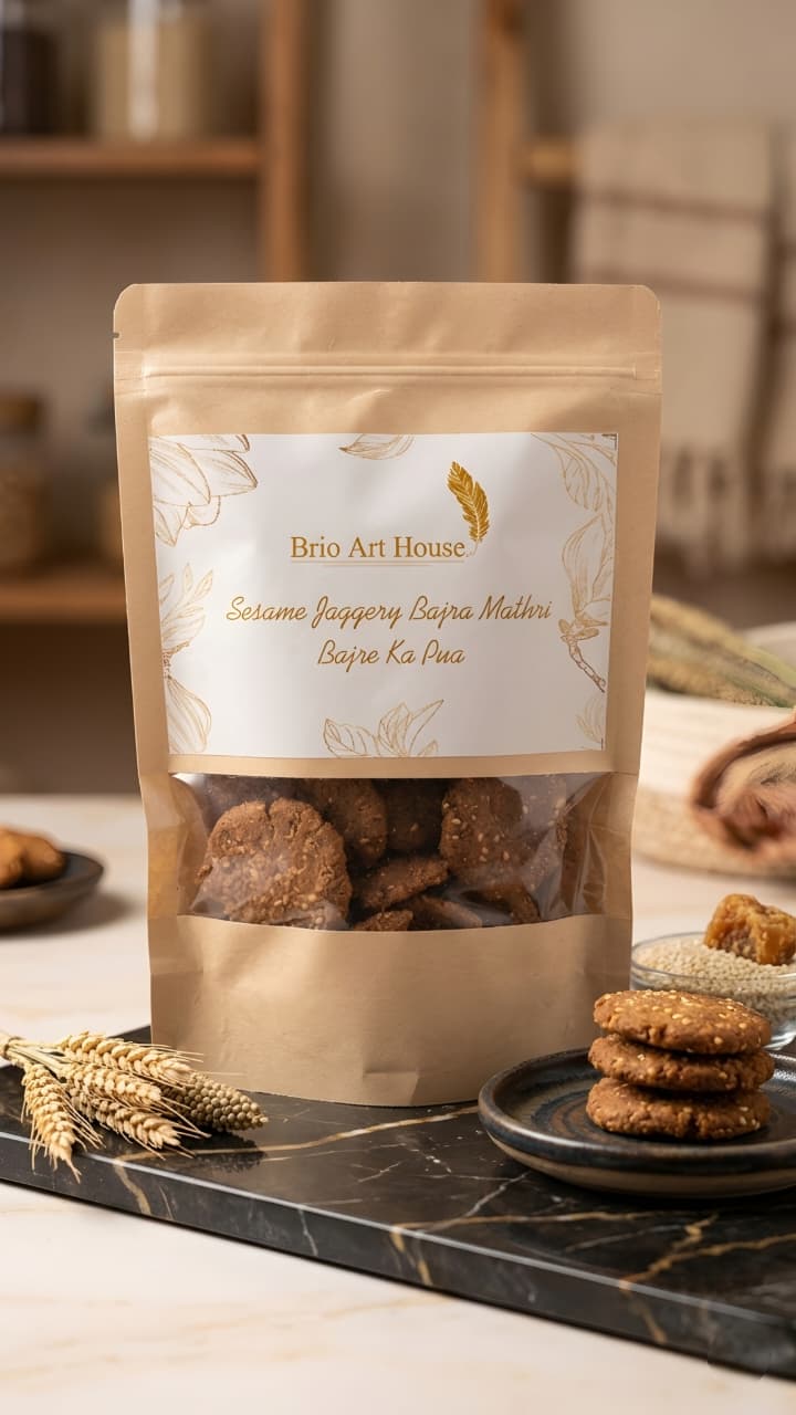 Sesame Jaggery Bajra Pua (200g)