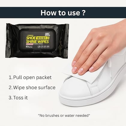 Shoe Wipes (80 Pcs each) Instant Sneaker Cleaner Shoe Cleaning Pads For Footwear Quick Remove Dirt Stain Polish Wipes Premium Sneakers Care Kit