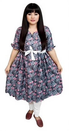 Women's Cotton Polyester Kurta | Side Pleated Kurti | Dress | Women's Cotton Polyester Kurta | Side Pleated Kurti | Dress |