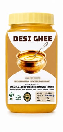 Basmina Agro Desi Ghee - 1 Kg Basmina Agro Desi Ghee - 1 Kg