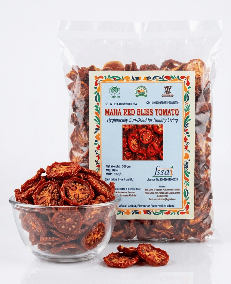 Maha Red Bliss Hygienically Sun-Dried Tomato 500gm