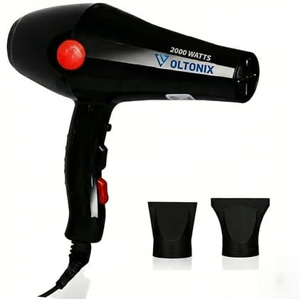 2000W Mini Hair Dryer for Women & Men | Hot & Cold Air | Compact Travel Hair Dryer with Styling Nozzle | Lightweight Portable Blow Dryer for Home & Salon Use [SMALL]
