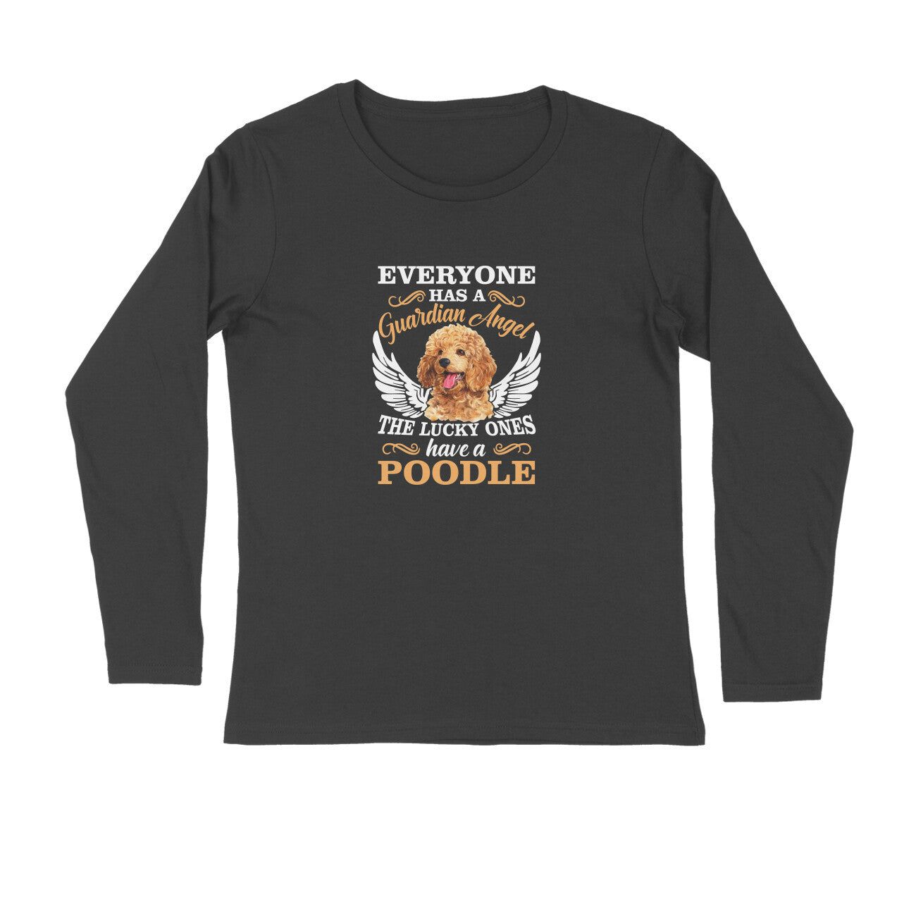 Full Sleeves Round Neck (Men) - Angelic Poodle (4 Colours)