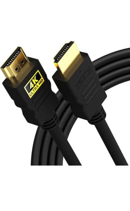 HDMI Cable 4K High-Speed HDMI Cord 18GBps with Ethernet Support 4K 60Hz Compatible with UHD TV, Monitor, Computer, Xbox 360, PS5 PS4, Blu-ray and 1.5 METER CABLE