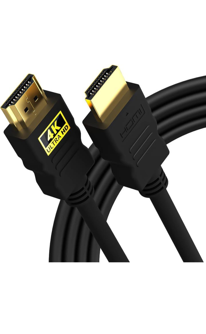 HDMI Cable 4K High-Speed HDMI Cord 18GBps with Ethernet Support 4K 60Hz Compatible with UHD TV, Monitor, Computer, Xbox 360, PS5 PS4, Blu-ray and 1.5 METER CABLE