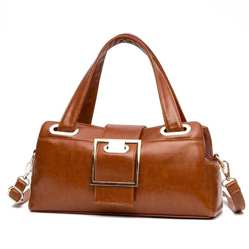 New Fashion Pu Leather Ladies Bags Luxury Tote Bag Woman Shoulder Handbags Boston Bag