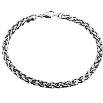 Men's Stainless Steel Wheat Chain Bracelet