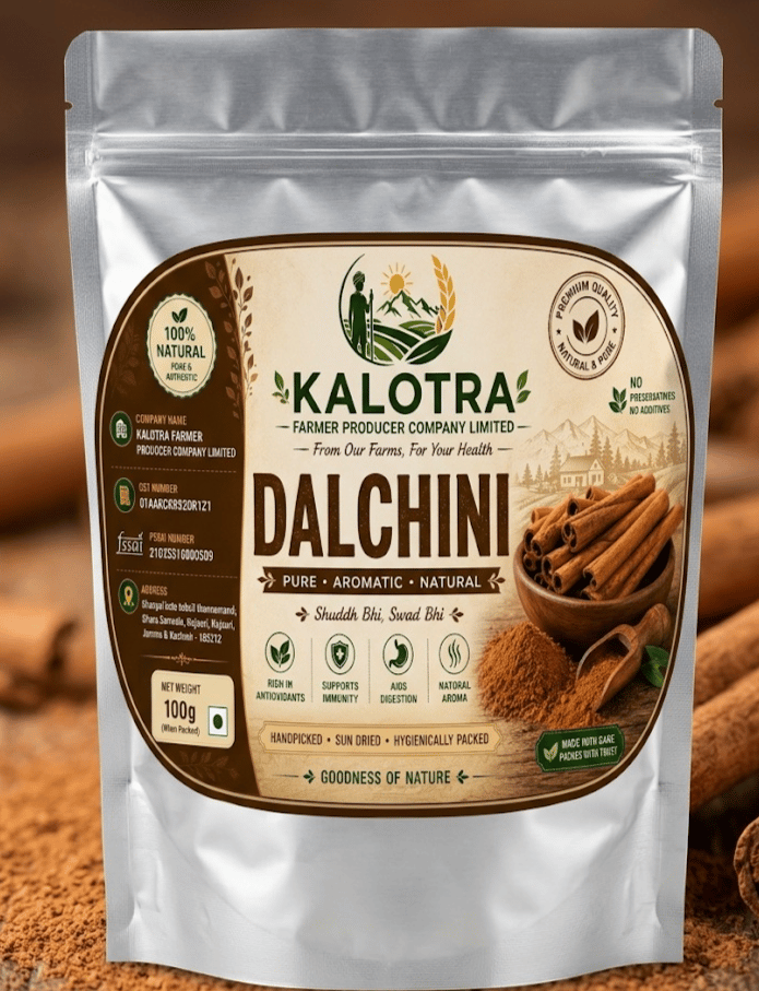 Kalotra Dalchini Whole Cinnamon Sticks 100g+100 gram