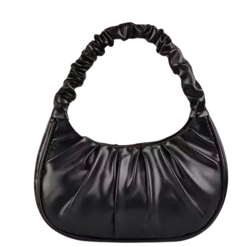 black shoulder handbag