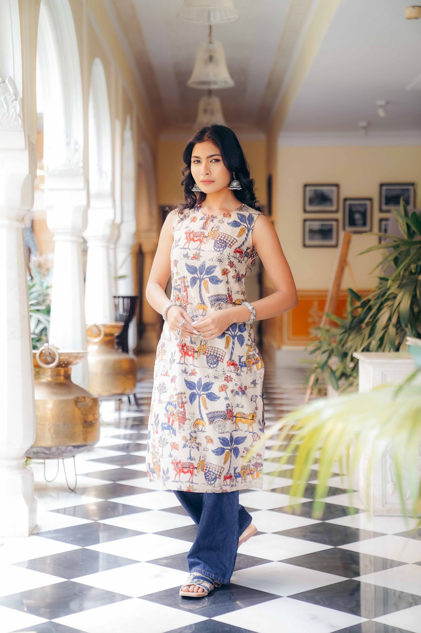 Saanjh – Cotton Kalamkari Kurta
