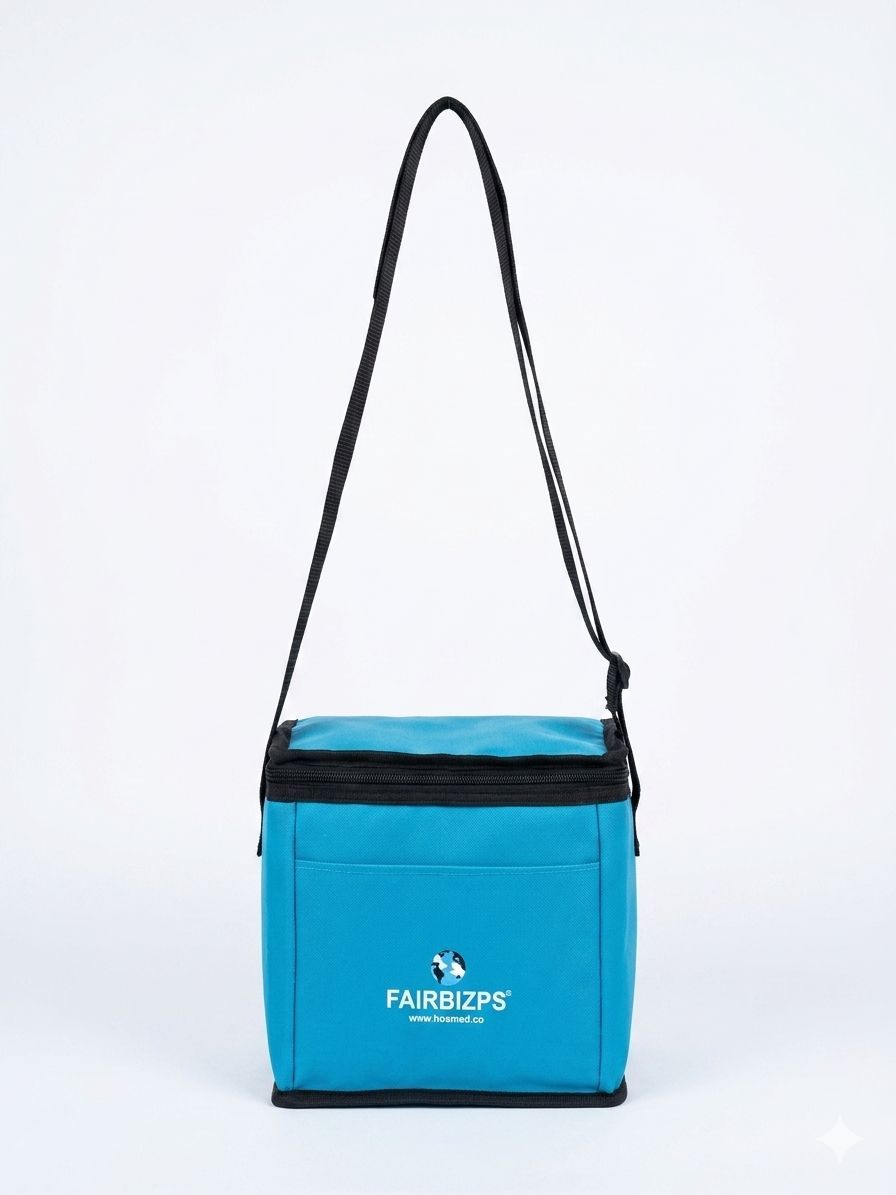 6 Can Insulated Cooler Bag with 2 Ice Gel Packs – Keeps Drinks Cold Up to 10 Hours | Compact Beverage Carrier for Travel, Picnic, Camping & Beach