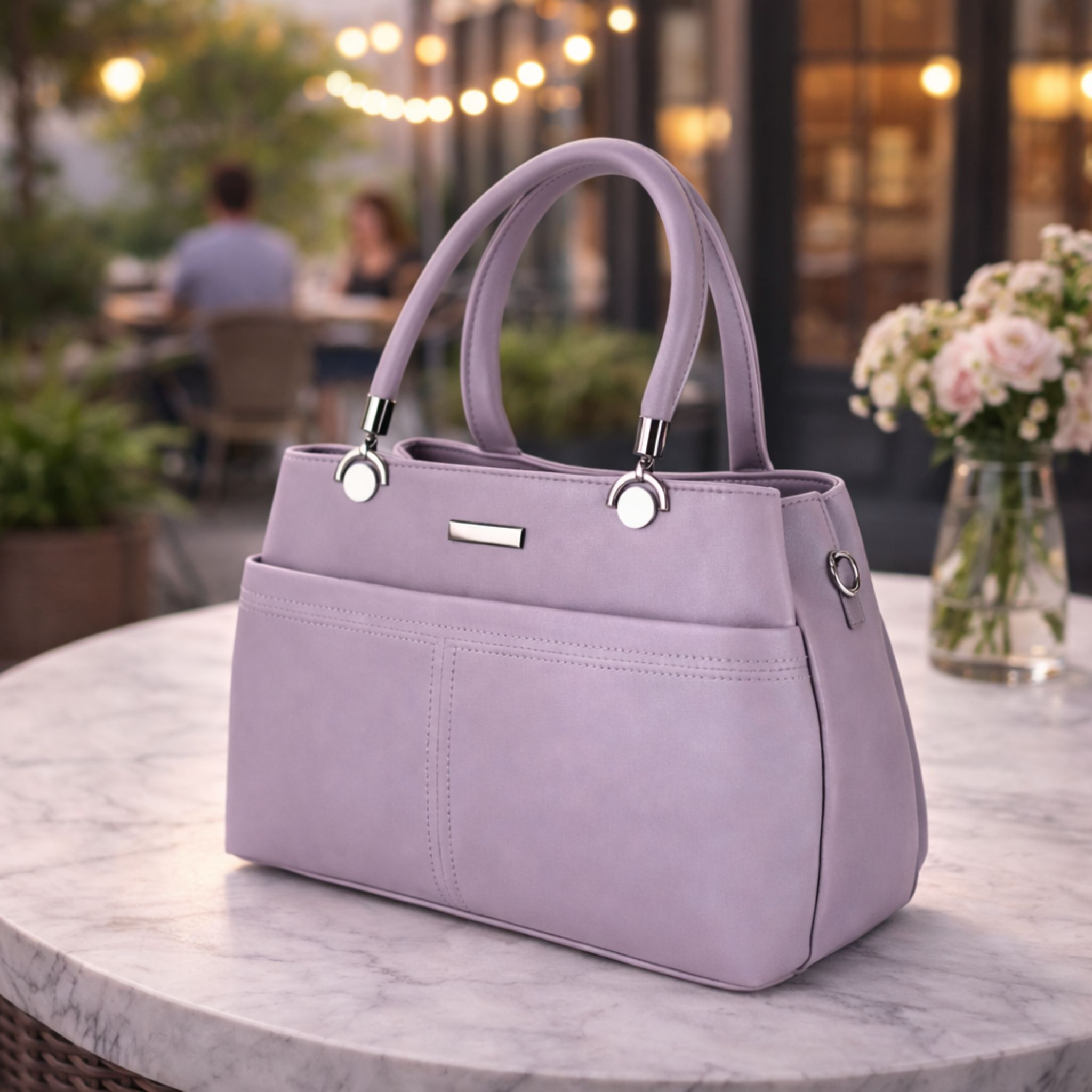Women’s Premium Handbag | Stylish PU Leather Shoulder & Hand Carry Bag | Spacious Daily Use Office Bag