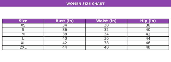 Size Guide Size Guide