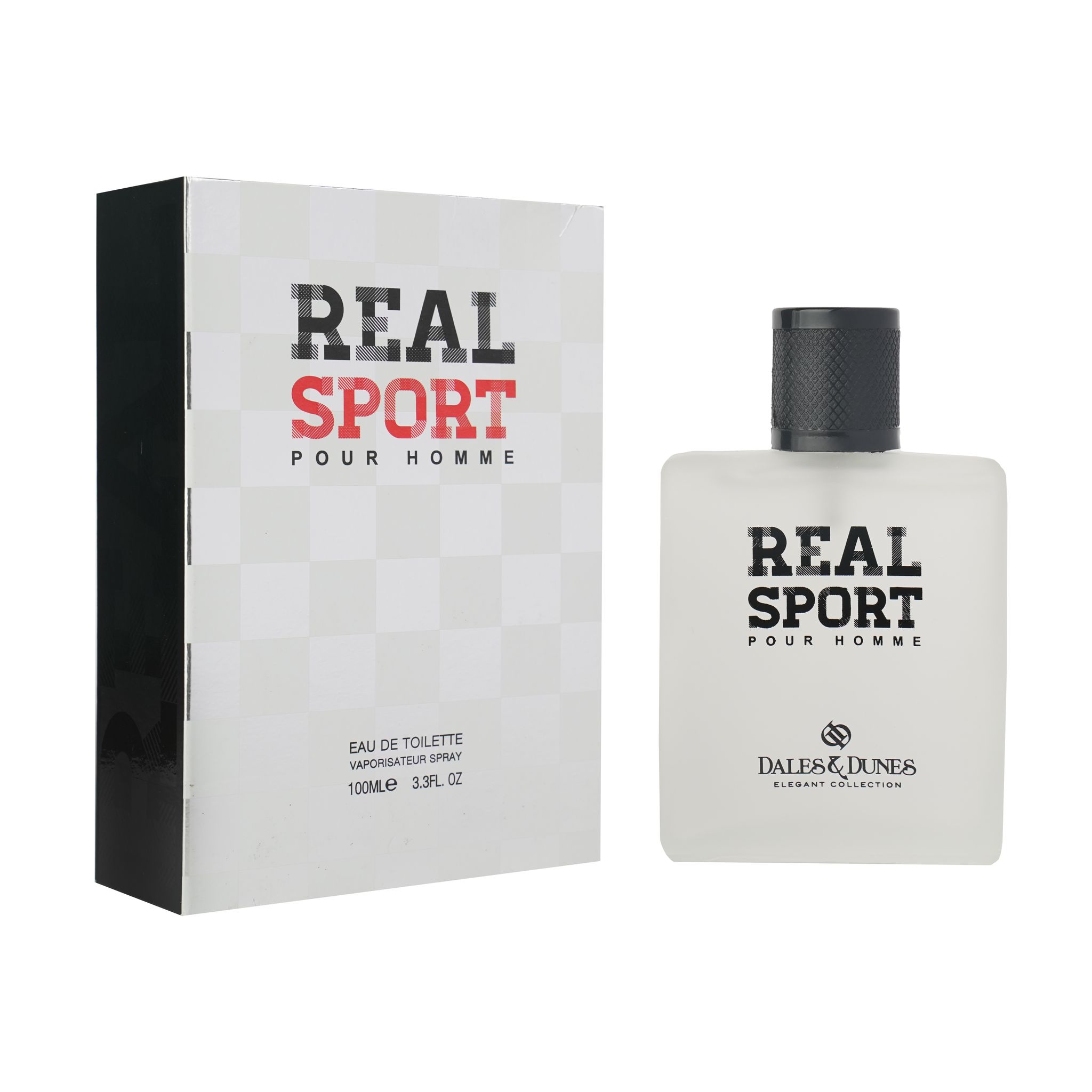 Dales & Dunes Real Sport Eau De Toilette Perfume for Men 100ML | Long Lasting Fresh Sporty Fragrance | Daily Wear Luxury EDT for Men | Premium Masculine Scent