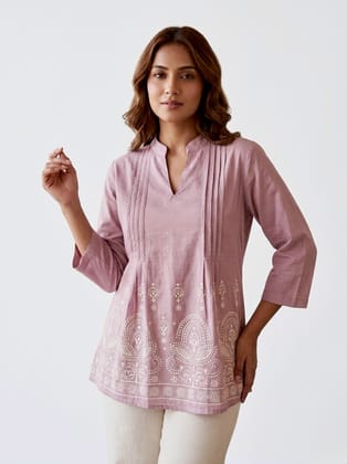 Glamvila Meher Motif Top 