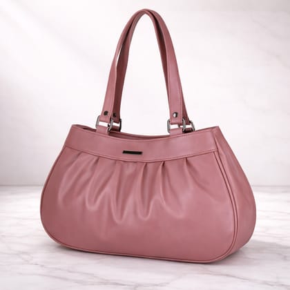 Elegant Women’s Pleated Handbag with Dual Shoulder Straps | Daily Use Stylish Purse