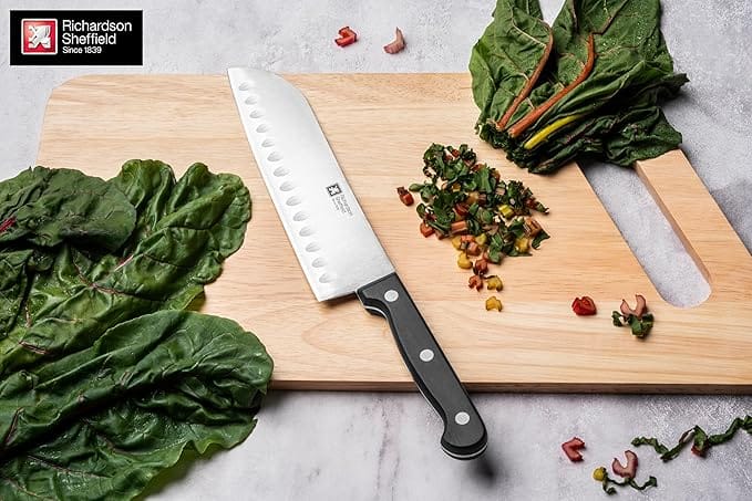 RICHARDSON SHEFFIELD Artisan Santoku Knife 7'' Kitchen Knife | Surgical Blade Knife | Best Knife for Kitchen Use