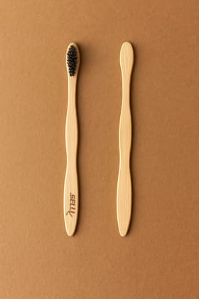 Eco-Friendly Bamboo Toothbrush for Adults | Biodegradable Wooden Toothbrush with Charcoal Bristles Eco-Friendly Bamboo Toothbrush for Adults | Biodegradable Wooden Toothbrush with Charcoal Bristles