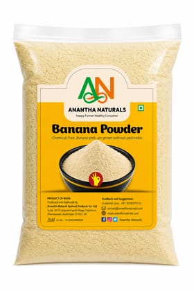 Dry banana powder