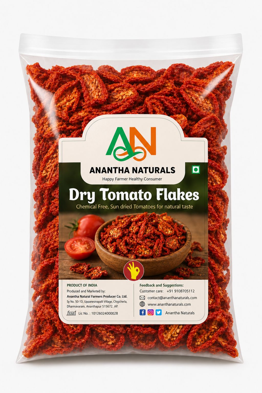 DRY TOMATO FLAKES