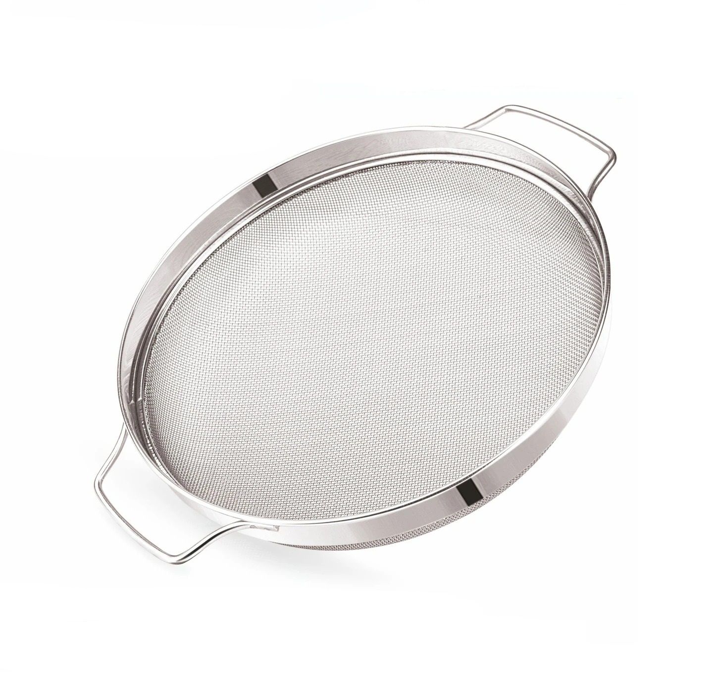 Heavy Duty Stainless Steel Multipurpose Puran Jali Chalni Mesh Strainer for Washing Rice, Fruits, Vegetables and Grains