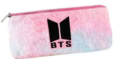 Combo of 25 Pcs BTS Theme Stationery Gift Set with Pencil Pouch for Kids