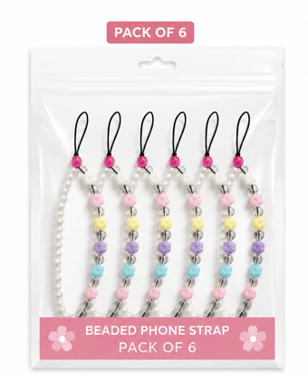 [Pack of 6] Multicolor Beaded Bracelet