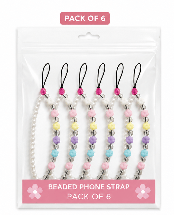 [Pack of 6] Multicolor Beaded Bracelet