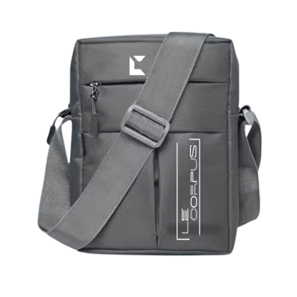 LE Corpus Dark Grey Shoulder Messenger Bag LE Corpus Dark Grey Shoulder Messenger Bag