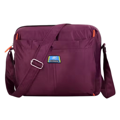 M-Choice Purple Nylon Messenger Bag M-Choice Purple Nylon Messenger Bag
