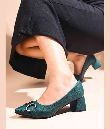 JM Looks Peach Women's Pumps Heels