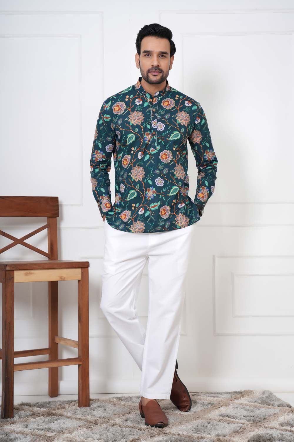 Mridul – Handcrafted Cotton Short Kurta