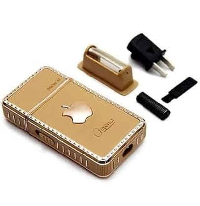 Shaving Machine for Man | Rechargeable Beard Trimmer & Electric Shaver for Man | Full Body Trimmer for Men Private Part | Remover & Grooming Kit with Corded and Cordless Use (Apple Gold)