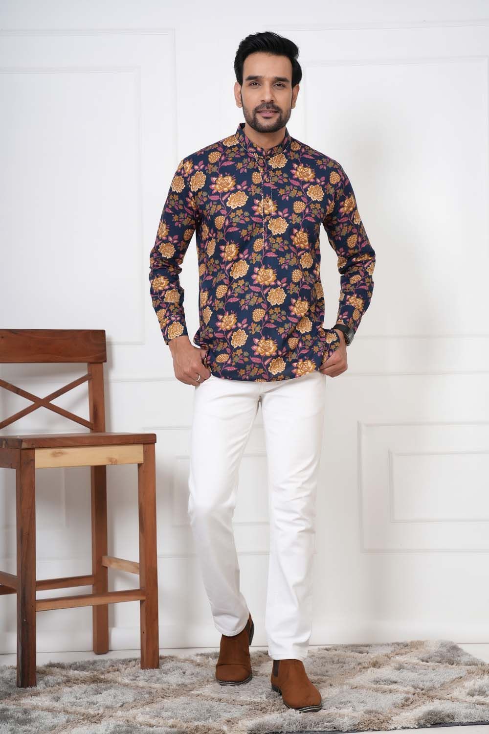 Rangrez – Handcrafted Cotton Short Kurta