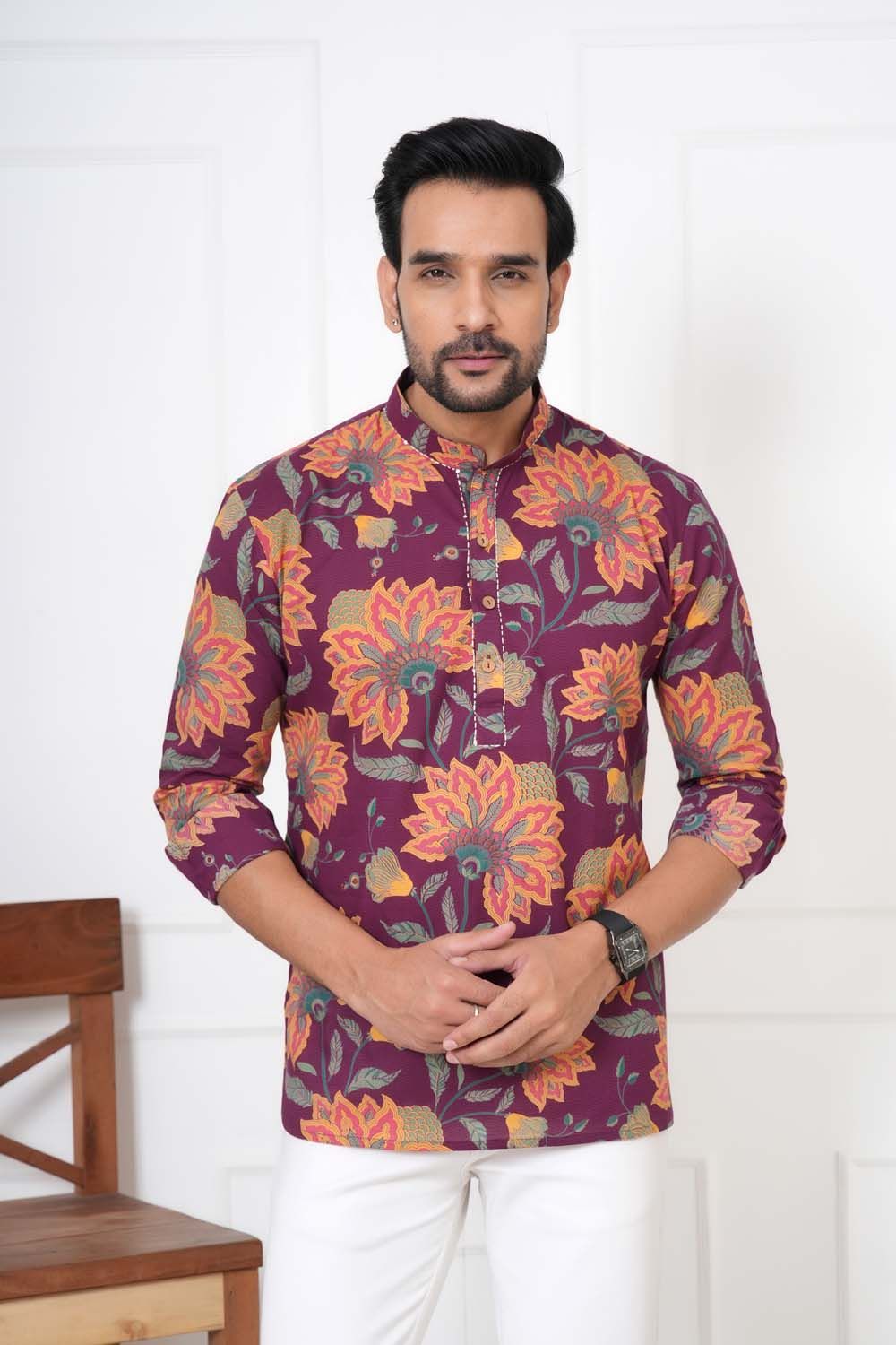 Kaaya – Handcrafted Cotton Short Kurta