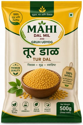 Mahi Dal Mill Premium Tur Dal 1 kg Pack Mahi Dal Mill Premium Tur Dal 1 kg Pack