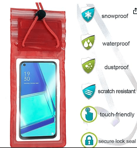 Waterproof Mobile Pouch with Lanyard