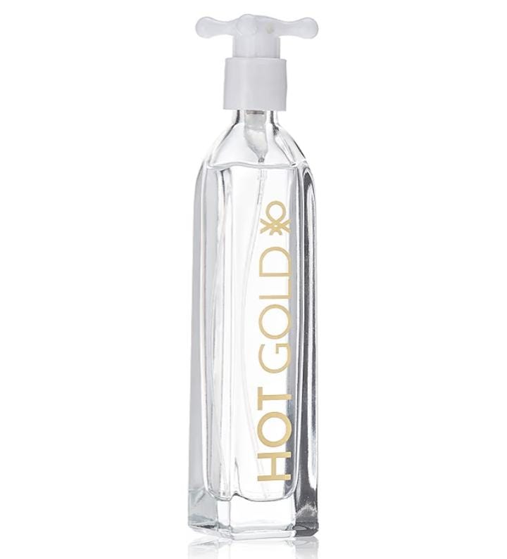 United Colors Of Benetton Hot Gold Eau De Toilette for Women 100ml – Warm, Elegant & Long-Lasting Floral Fragrance