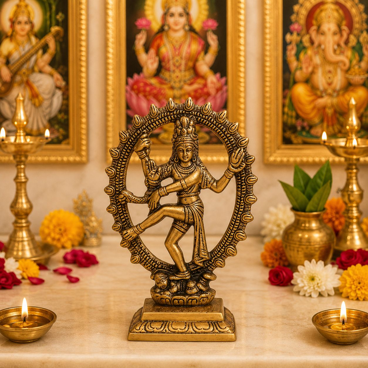 Collectible Brass Nataraja Statue