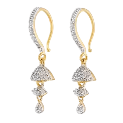 Sukkhi Gold Plated Stone Jhumki Earring Sukkhi Gold Plated Stone Jhumki Earring