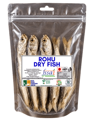 Rohu Dry Fish 500g Pack