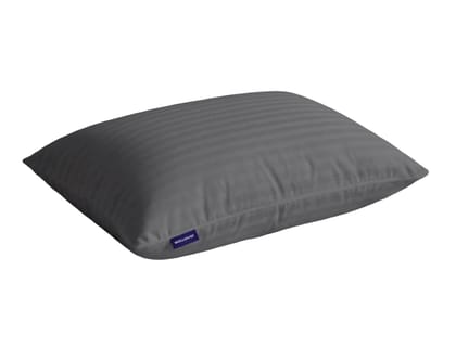 Wellgiver Cotton Striped Bed Pillow - Grey Wellgiver Cotton Striped Bed Pillow - Grey