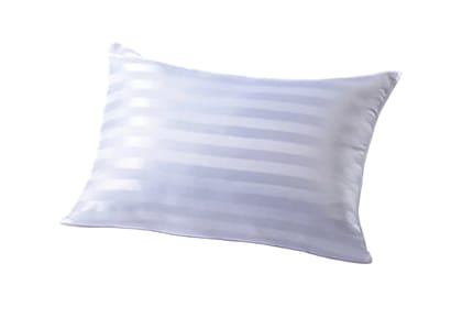 White Striped Pattern Microfiber Sleeping Pillow White Striped Pattern Microfiber Sleeping Pillow