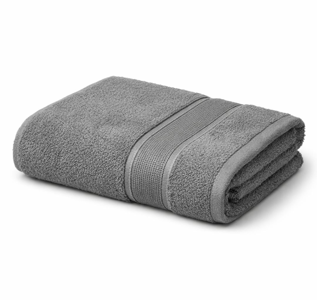 Luxury Grey Bath Towel