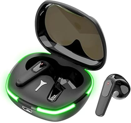 Pro60 Wirel Earbuds N-Ear Headphone Bt Earphones Sport Earbuds for Music Game Call Compatible with Os Black