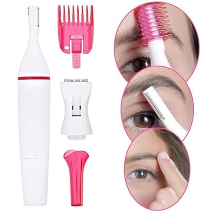 6-in-1 Rechargeable Lady Trimmer Set for Women – Eyebrow, Face, Bikini & Body Hair Remover Kit 6-in-1 Rechargeable Lady Trimmer Set for Women – Eyebrow, Face, Bikini & Body Hair Remover Kit