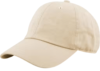 Classic Beige Cotton Baseball Cap Classic Beige Cotton Baseball Cap