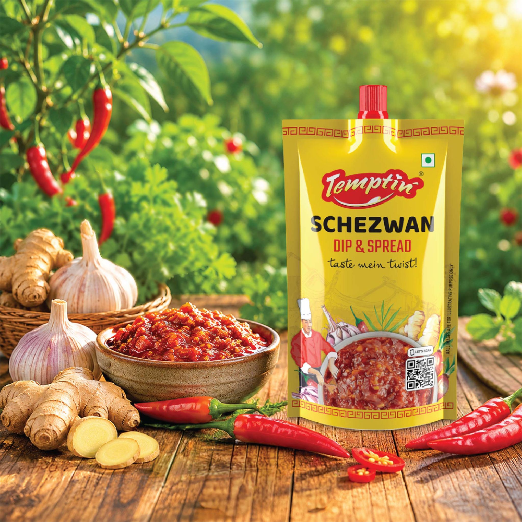Temptin Schezwan Dip & Spread - 100G X 5 (Pack of 5)