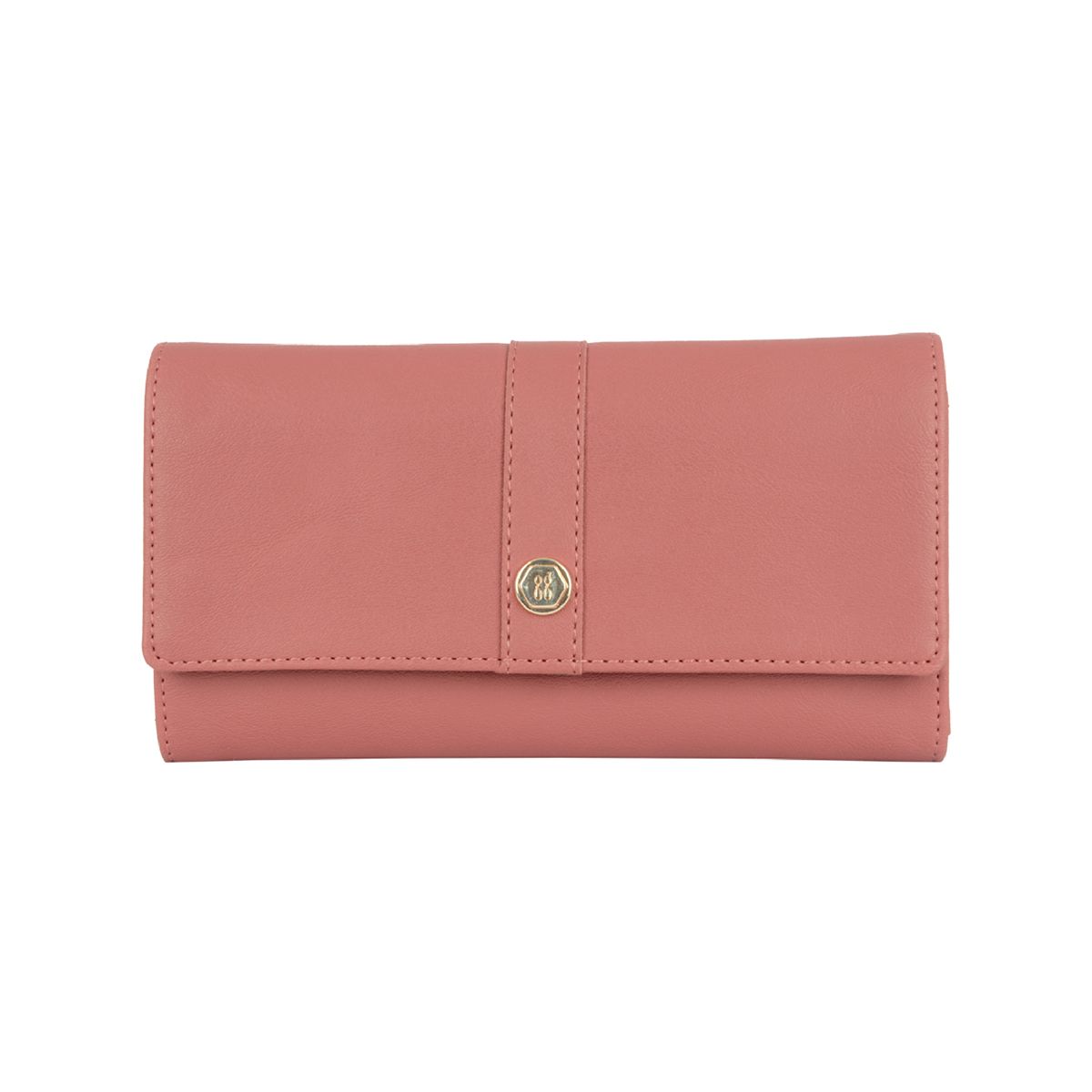 MARKET WALLETS 3 FOLD L ROSE WOOD