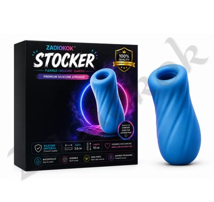 Zadiokok Silicone Pocket Stroker Personal Sleeve for Men Soft Flexible Fits All Sizes Waterproof & Easy to Clean (Pack of 1)